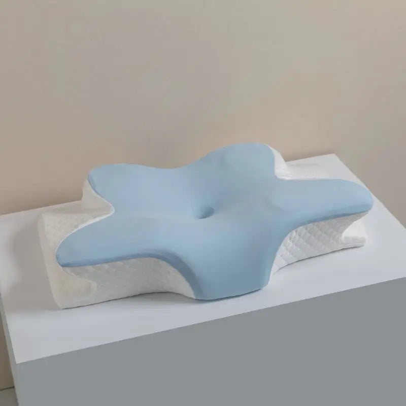 Sunmmer Cold Sleeping Memory Pillow Slow Rebound Memory Cotton Pillow Neck Pillow Butterfly Pillow Cervical Pillow