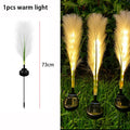 LED Solar Garden Lights Luminous Reed Outdoor Decorative Solar Powered Flower Stake Light Christmas Lights for Yard Lawn Garden