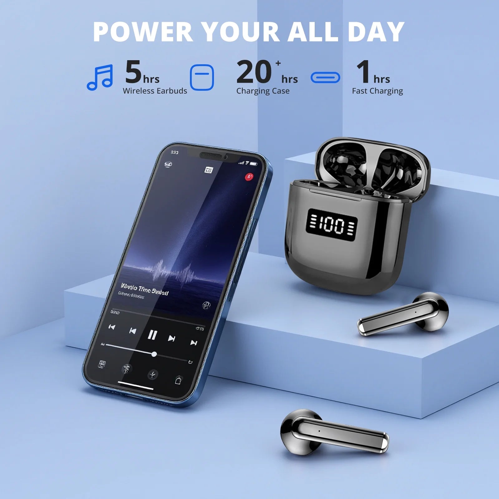 Wireless Bluetooth Earbuds